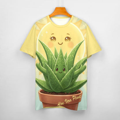 Plant Love Ice Silk Tee - Aloe