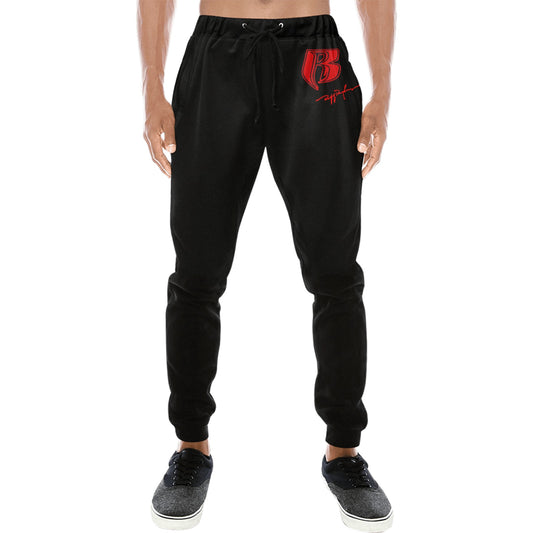 Mens Joggers Blk/Red RR