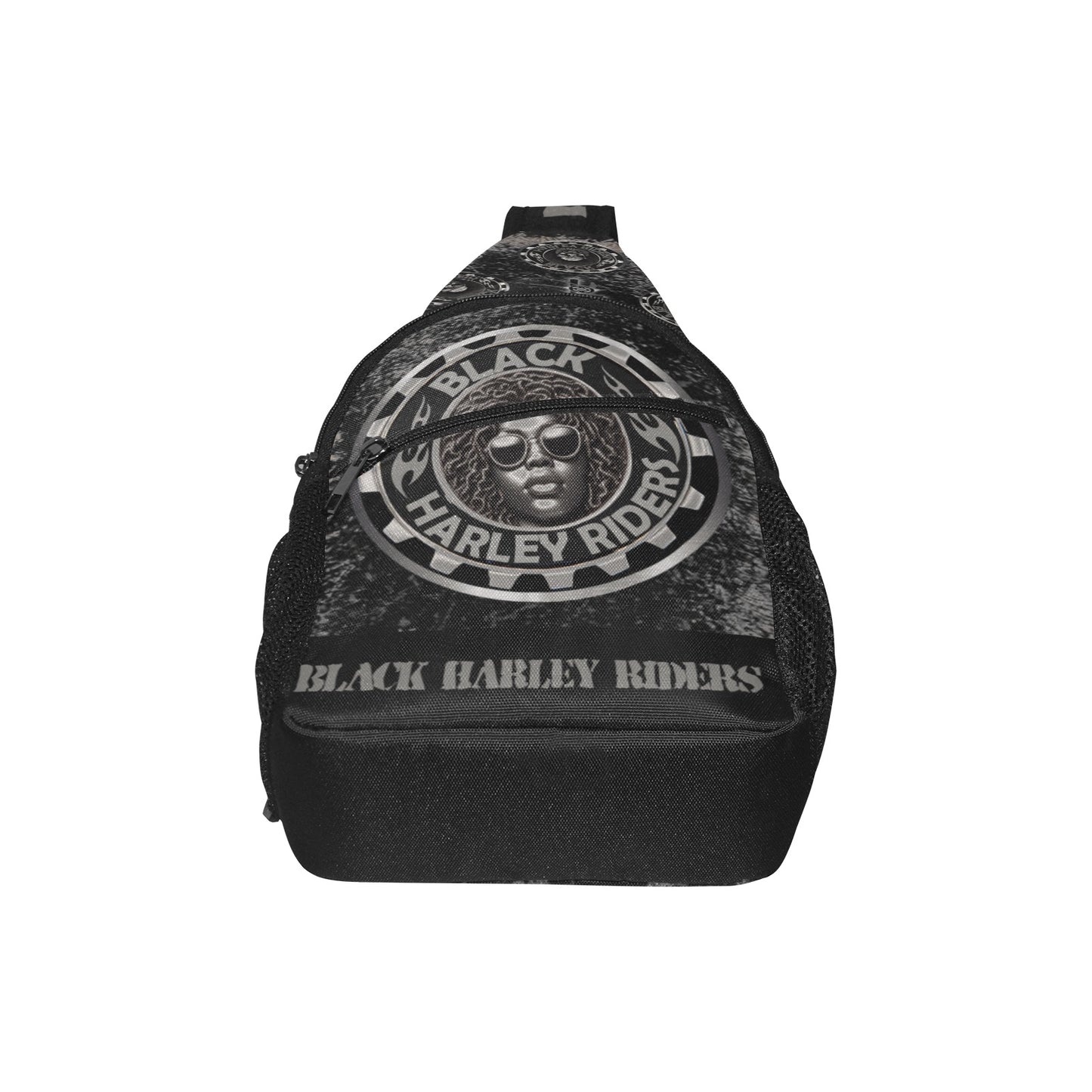 BHR Crossbody Concealment Bag - Bandana Black Woman