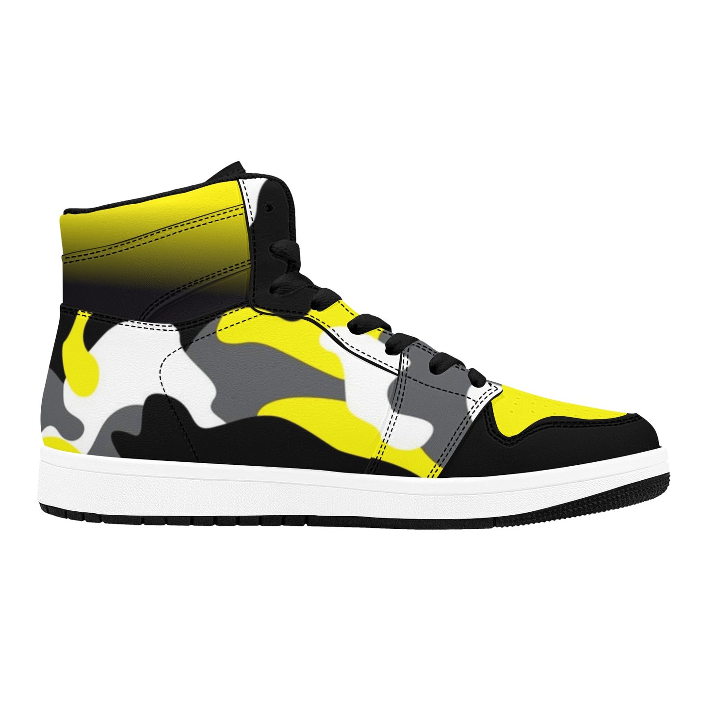 RR Yellow Camo High Top Sneakers