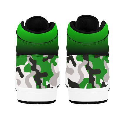 RR Green Camo High Top Sneakers