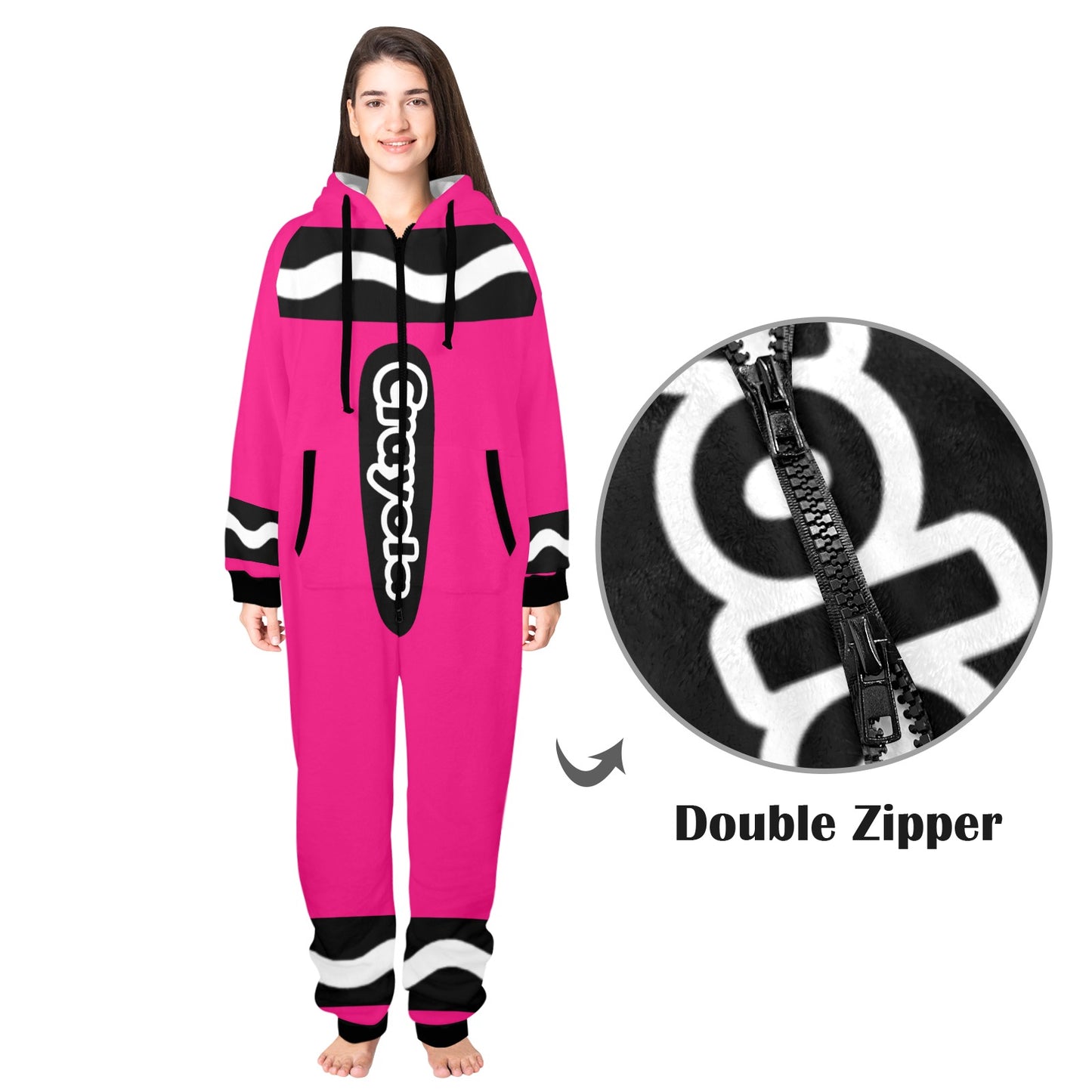 Crayon Unisex Onesie Pink