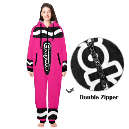 Crayon Unisex Onesie Pink