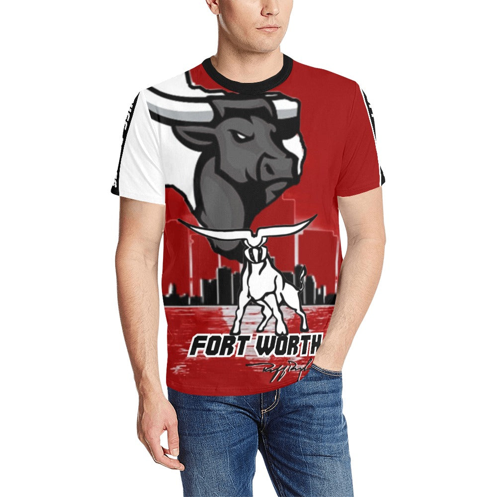 Fort Worth State Tee Red