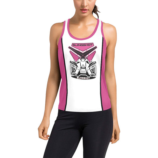 3>2 Womens Racerback Tank Pink