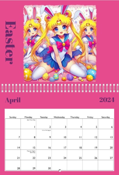 Sailor Moon 2024 Calendar - FREE SHIPPING
