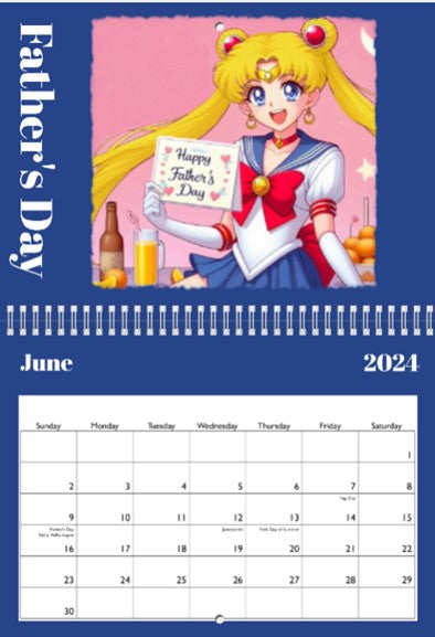 Sailor Moon 2024 Calendar - FREE SHIPPING
