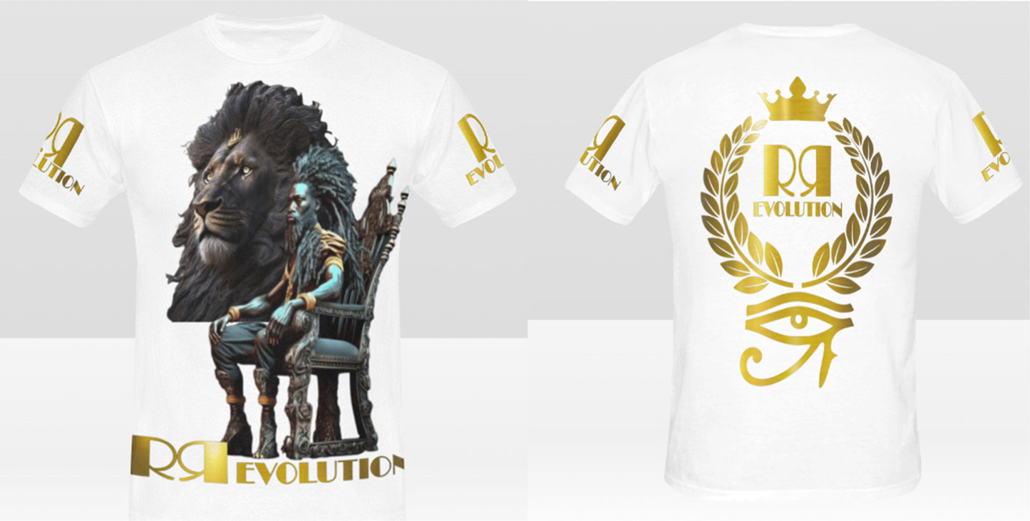 R Evolution Dreadlock King and Lion - Unisex Tee