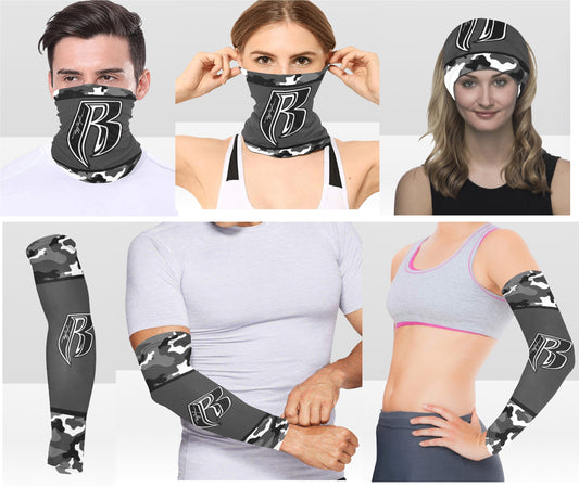 RR Multi-functional Bandana and Sleeves Set (Mask and 2 Sleeves) - ADD YOUR NAME (Signature will be removed and your name will be added to the RR)
