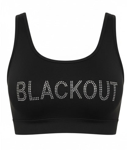 DTMOB Blackout Weekend Event Rhinestone Crop Top