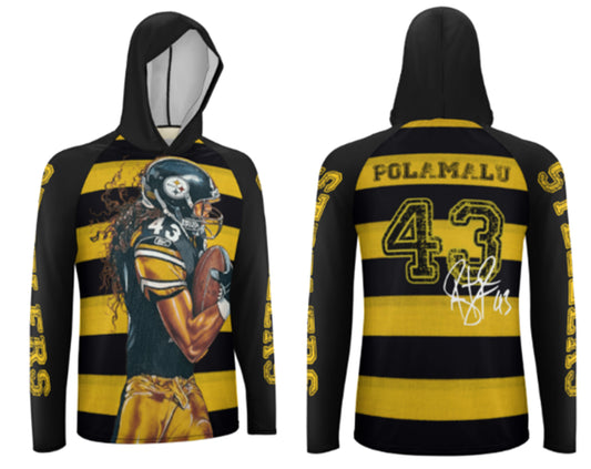 Troy Polamalu Signature Ice Silk Hoodie