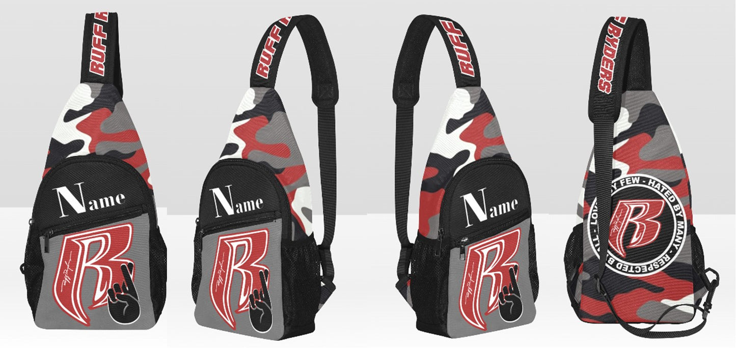 RR Custom Name CAMO Crossbody Bags - 6 Colors. To Create Your Own Contact Us