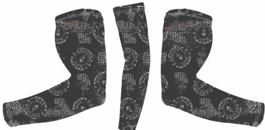 BHR Arm Sleeves Blk Bandana - Blk Woman