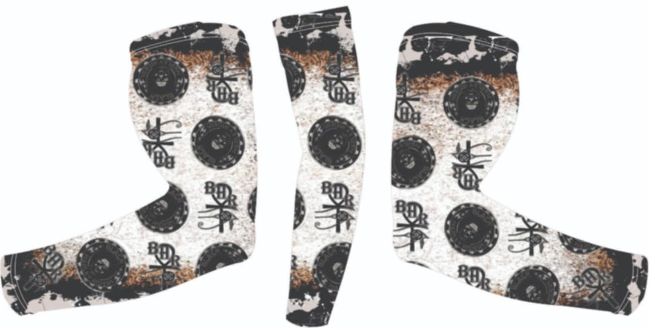 BHR Arm Sleeves Cream Bandana - Blk Man