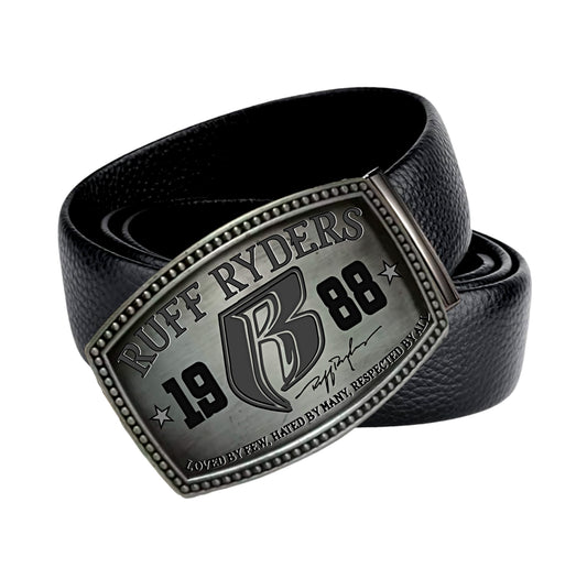 RR Stainless Steel Personalized Belt Buckle and Pendant Set 2