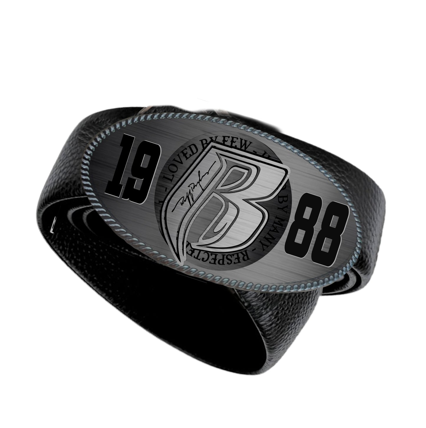 RR Stainless Steel Personalized Belt Buckle 3