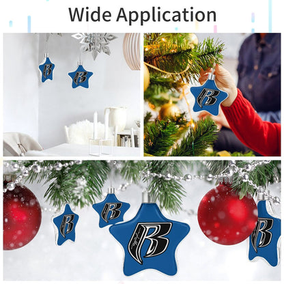 RR Christmas Hanging Star - Blue