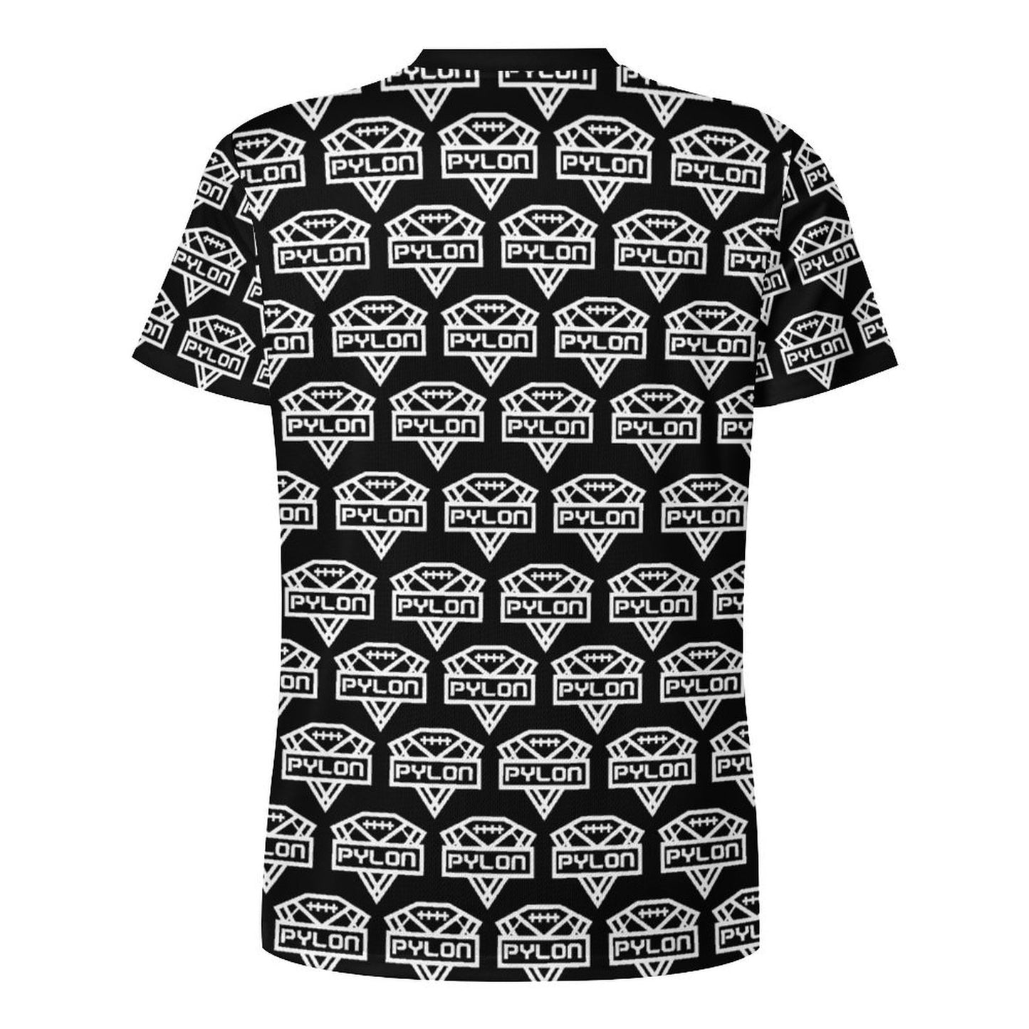 Pylon Ice Silk Tee Blk Pylon Print