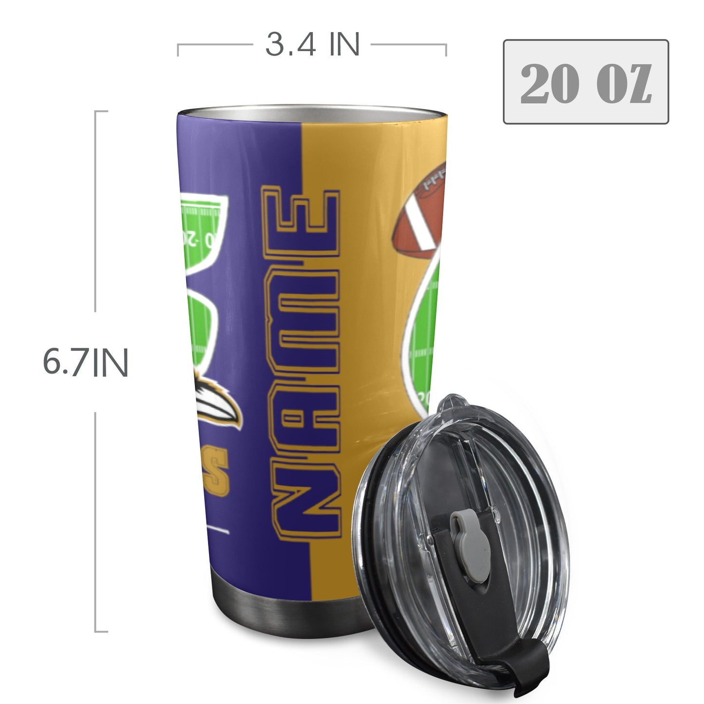 RR Ravens 20oz Mobile Tumbler 2024