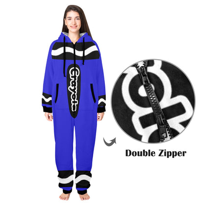 Crayon Unisex Onesie Blue