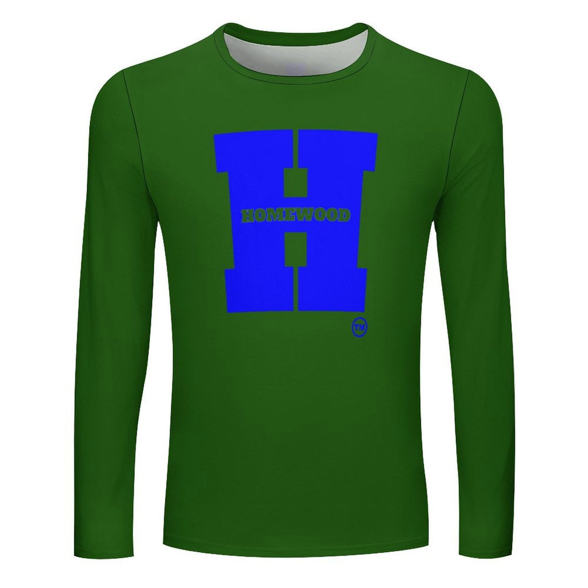 Homewood H Long Sleeve Grn/Blu
