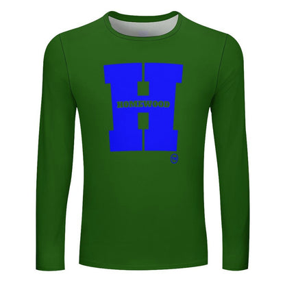 Homewood H Long Sleeve Grn/Blu