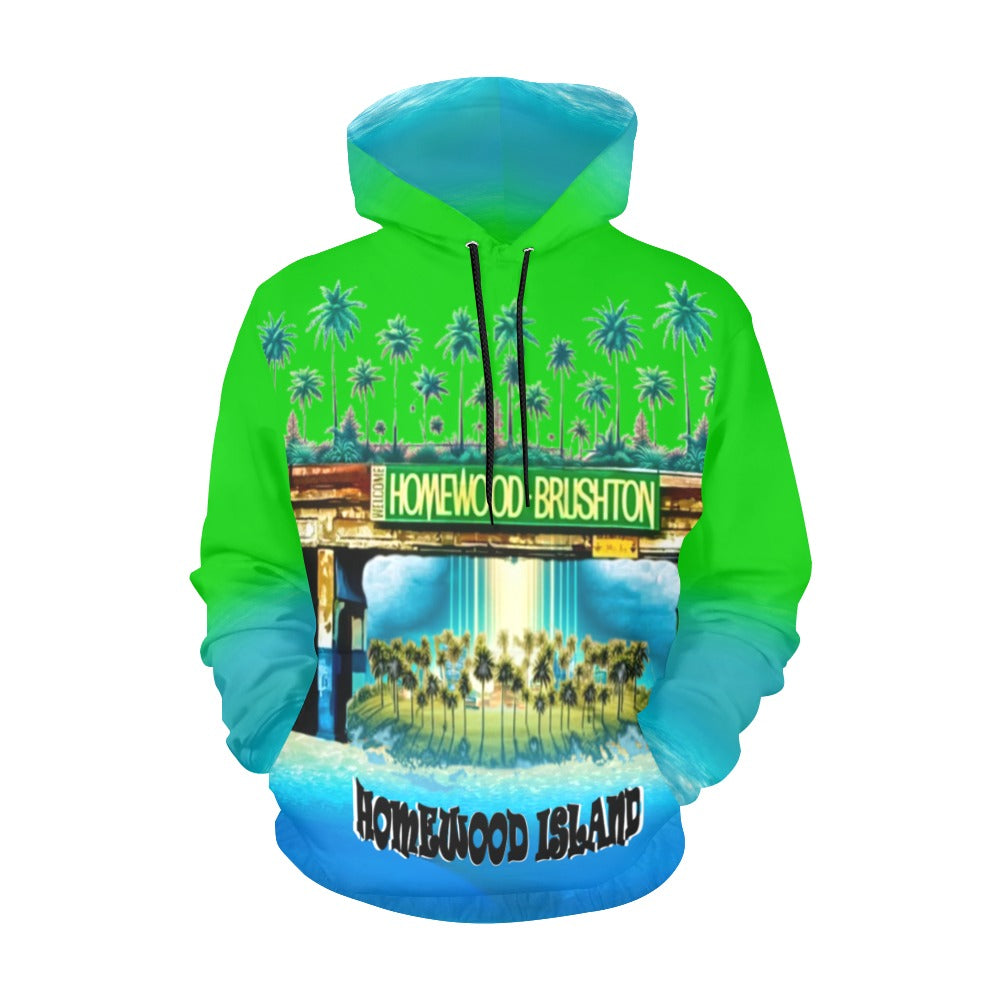 Homewood Island Hoodie Green