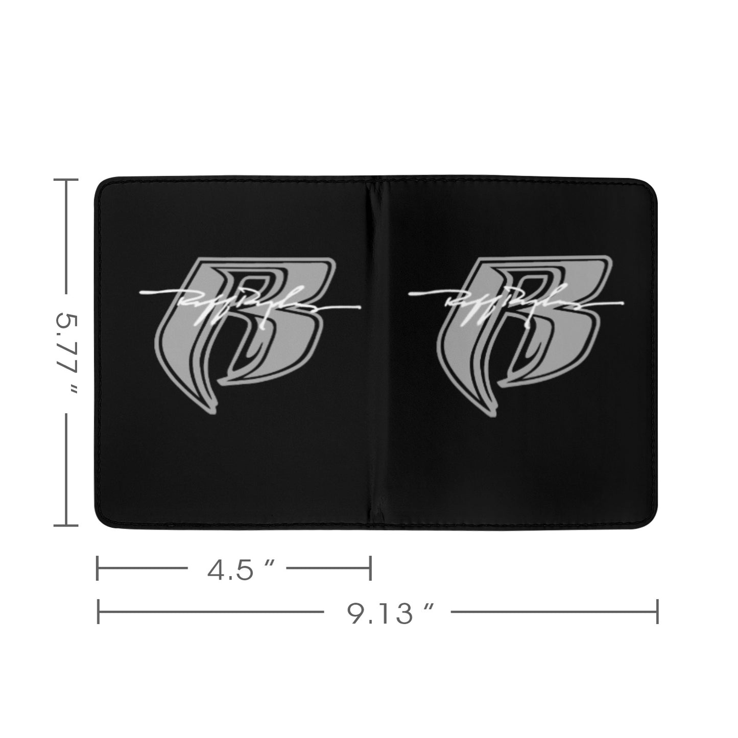 RR Passport Cover Black Travel