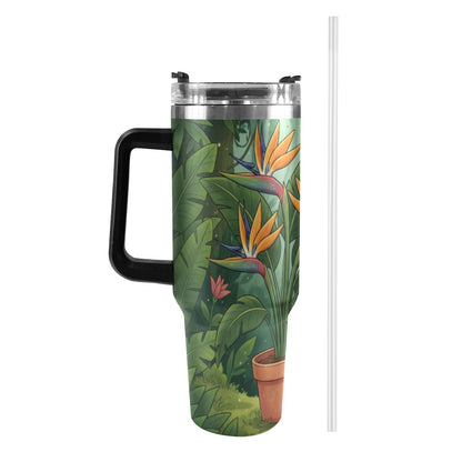 Plant Love Bird of Paradise 40oz Stainless Steel Tumbler