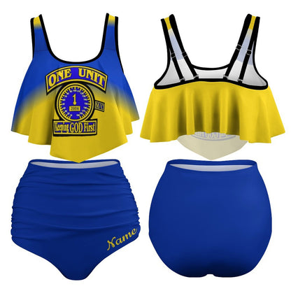 One Unit Two-piece Swimsuit Bikini