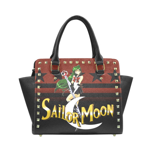 Sailor Pluto Rivited Shoulder Handbag