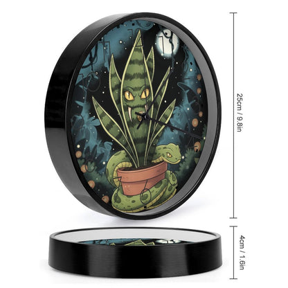 Plant Love 10x10 Wall Clock - Snake Plant