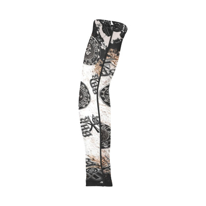 BHR Arm Sleeves  Cream Bandana - Blk Woman