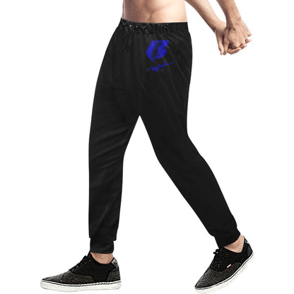 Mens Joggers Blk/Blu RR