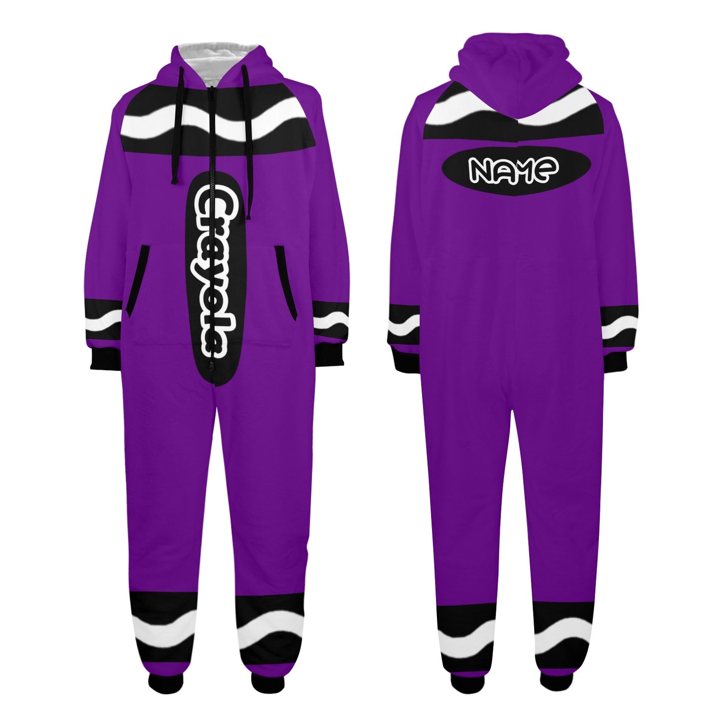 Crayon Unisex Onesie Purple