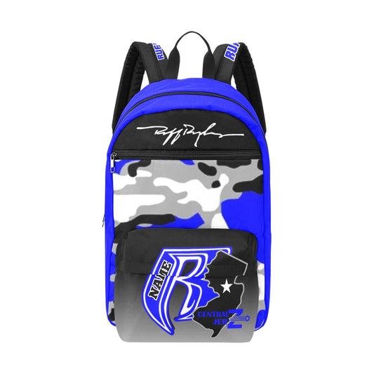 Central JerZ Large Capacity Travel Backpack Blue