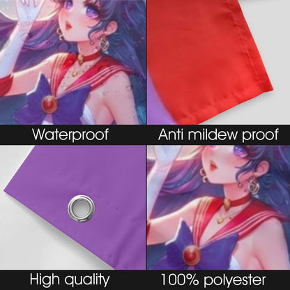 Sailor Mars Shower Curtain Shower Curtain 72" x 72"