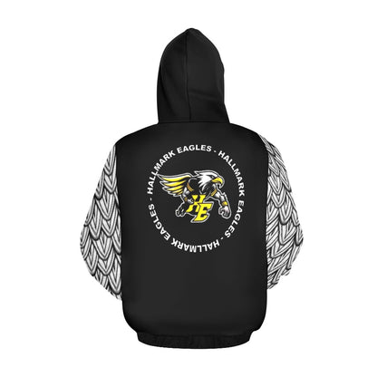 HYA Eagles Football Silky Hoodie Feathers