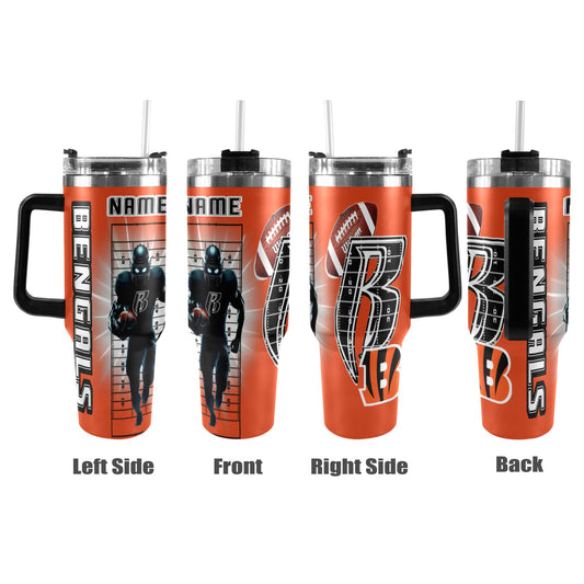RR BENGALS 40OZ STAINLESS STEEL TUMBLER 2025
