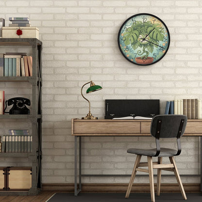 Plant Love 10x10 Wall Clock - Monstera