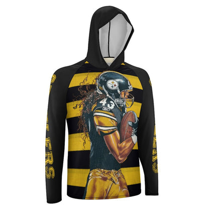 Troy Polamalu Signature Ice Silk Hoodie
