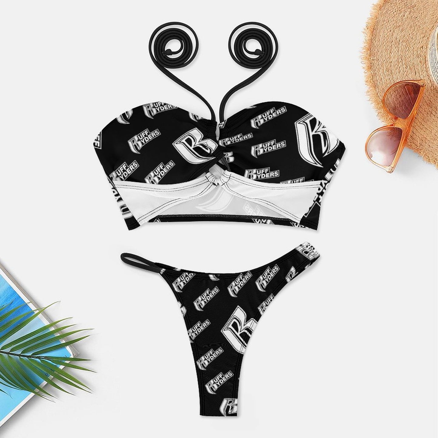 RR Criss Cros Bikini - Blk Bandana