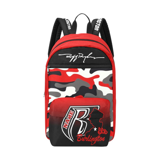 BBB Large Capacity Travel Backpack Red Camo