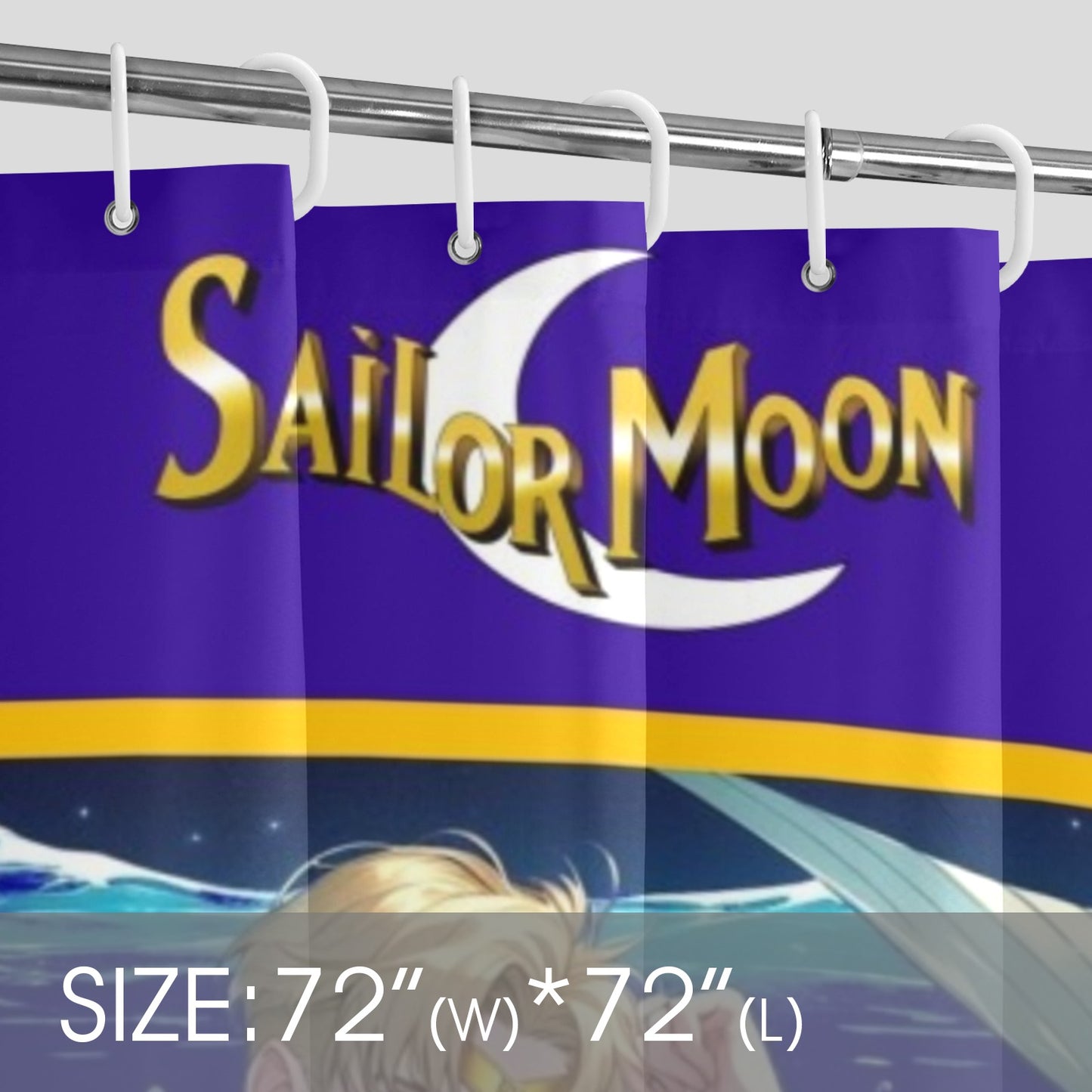 Sailor Uranus shower curtain Shower Curtain 72" x 72"