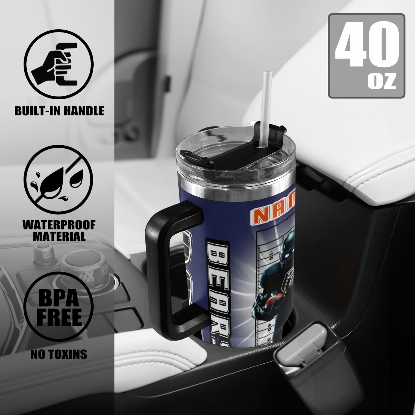 RR BEARS 40OZ STAINLESS STEEL TUMBLER 2025