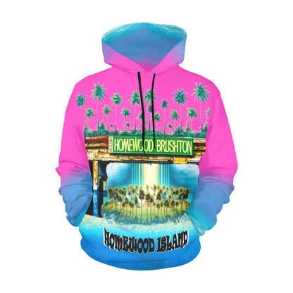 Homewood Island Hoodie Pink