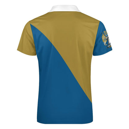Savannah Bulldogs Short-Sleeve Zip Polo Shirt