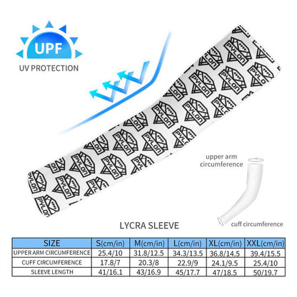 Pylon Cooling Compression Arm Sleeves White Pylon Print