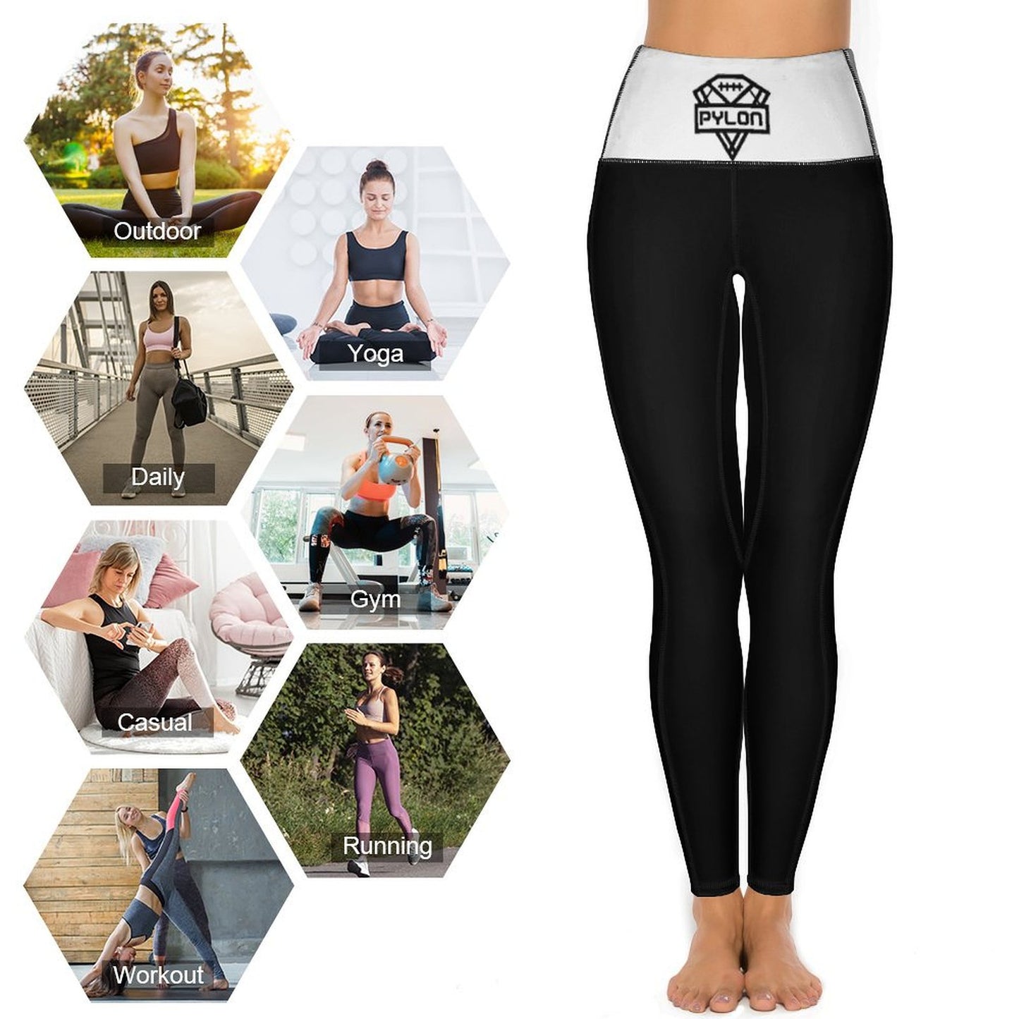 Pylon Pocketed Leggings Blk