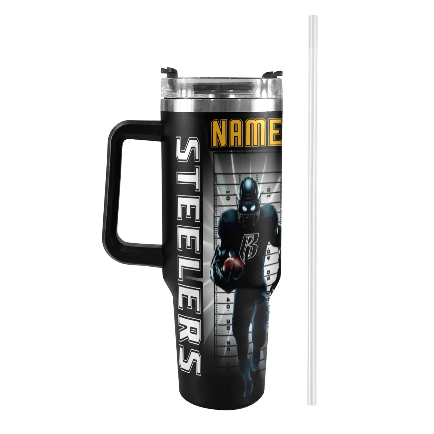 RR STEELERS 40OZ STAINLESS STEEL TUMBLER 2025